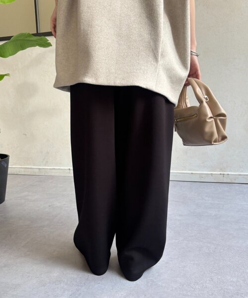 Jena espace merveilleux（ジェナ　エスパスメルヴェイユ）の「ボンディングパンツ（その他パンツ・レディース・カーキ/ブラック/チャコールグレー・FREE）」の8枚目の写真