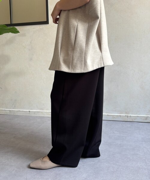 Jena espace merveilleux（ジェナ　エスパスメルヴェイユ）の「ボンディングパンツ（その他パンツ・レディース・カーキ/ブラック/チャコールグレー・FREE）」の9枚目の写真