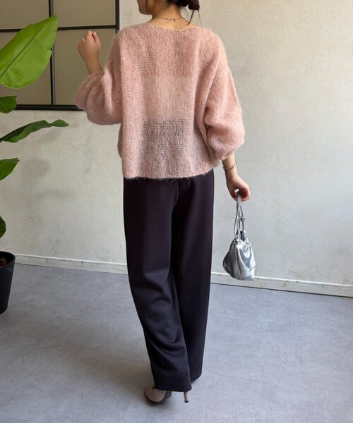 Jena espace merveilleux（ジェナ　エスパスメルヴェイユ）の「ボンディングパンツ（その他パンツ・レディース・カーキ/ブラック/チャコールグレー・FREE）」の11枚目の写真