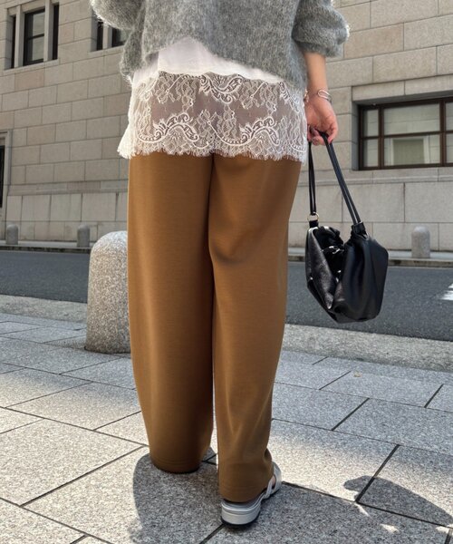 Jena espace merveilleux（ジェナ　エスパスメルヴェイユ）の「ボンディングパンツ（その他パンツ・レディース・カーキ/ブラック/チャコールグレー・FREE）」の22枚目の写真