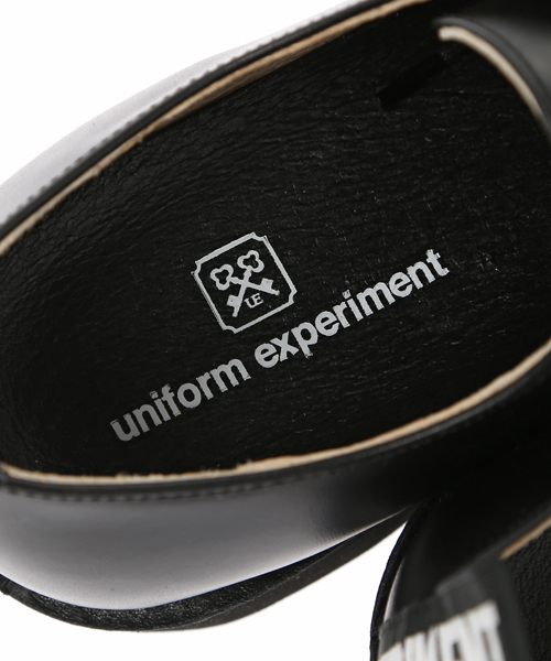 uniform experiment（ユニフォームエクスペリメント）の「TAPE LINE PLANE TOE SHOES（ドレスシューズ・メンズ・ブラック・27cm/26cm/28cm/25cm）」の8枚目の写真