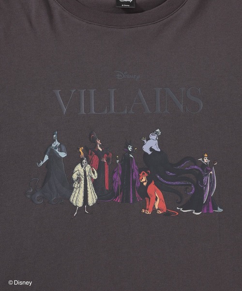 Honeys(ハニーズ)の「ヴィランズ/ゆるTシャツ(Tシャツ/カットソー・レディース・パープル/スミクロ/ダークブルー/オートミール・LL/M/S/SS/L)」の12枚目の写真