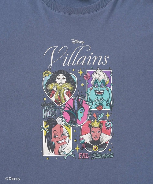 Honeys(ハニーズ)の「ヴィランズ/ゆるTシャツ(Tシャツ/カットソー・レディース・パープル/スミクロ/ダークブルー/オートミール・LL/M/S/SS/L)」の14枚目の写真