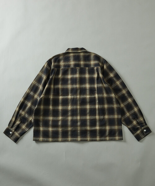 RED KAP(レッドキャップ)の「RED KAP/レッドキャップ 別注 クロップド フランネル ロングスリーブ ワークシャツ(シャツ/ブラウス・メンズ・オフホワイト/ブラック/グリーン・LARGE/MEDIUM)」の20枚目の写真