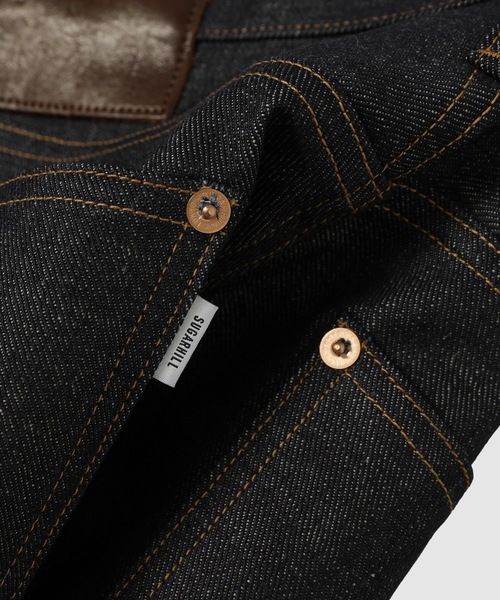 SUGARHILL（シュガーヒル）の「MODERN DENIM PANTS STRAIGHT CUT（デニムパンツ・メンズ・インディゴブルー・34/32/30）」の5枚目の写真