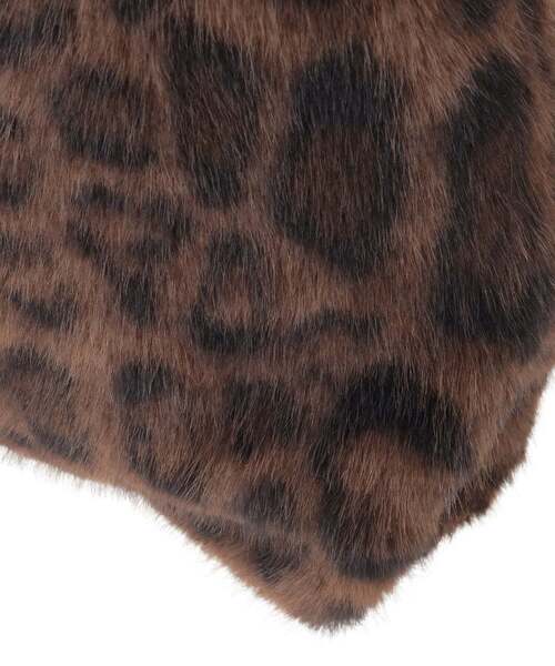 CONVERSE TOKYO（コンバーストウキョウ）の「2WAY LEOPARD ECO-FUR SHOPPING TOTE BAG（トートバッグ・レディース・ベージュ/ブラウン・FREE）」の8枚目の写真