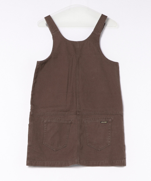 VOLCOM(ボルコム)の「VOLCOM ウィメンズ WORKESTRA DRESS ワンピース 【2026年秋冬モデル】/ボルコムジャンスカ(ジャンパースカート)(ワンピース・レディース・ブラウン系その他・SMALL/MEDIUM)」の6枚目の写真