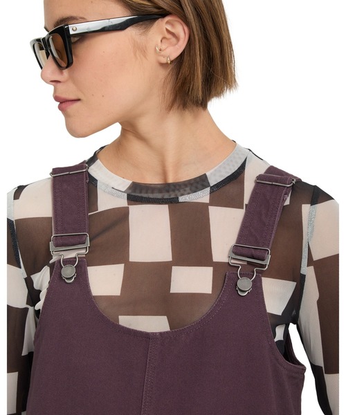 VOLCOM(ボルコム)の「VOLCOM ウィメンズ WORKESTRA DRESS ワンピース 【2026年秋冬モデル】/ボルコムジャンスカ(ジャンパースカート)(ワンピース・レディース・ブラウン系その他・SMALL/MEDIUM)」の10枚目の写真