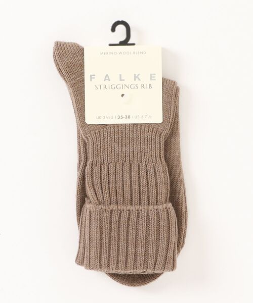 FALKE（ファルケ）の「FALKE | Striggings Rib Socks（ソックス/靴下・レディース・ダークグレー/ブラック/オフホワイト/ブラウン系その他/ダークブラウン・35/38）」の5枚目の写真