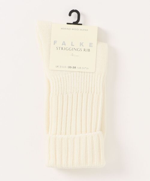 FALKE（ファルケ）の「FALKE | Striggings Rib Socks（ソックス/靴下・レディース・ダークグレー/ブラック/オフホワイト/ブラウン系その他/ダークブラウン・35/38）」の2枚目の写真