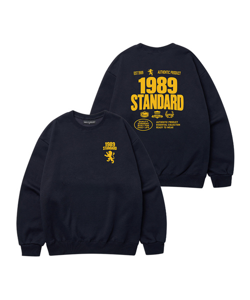 1989STANDARD(1989スタンダード)の「1989 COLLECTION スウェット (STMSTD-0275)(スウェット・メンズ・オートミール/ライトグレー/ダークグレー/バーガンディー/ネイビー/ブラック・X-LARGE/LARGE/MEDIUM)」の5枚目の写真