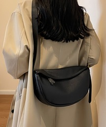 【500mlペットボトル収納可・軽量】2WAY セミフラップワンショルダーバッグ