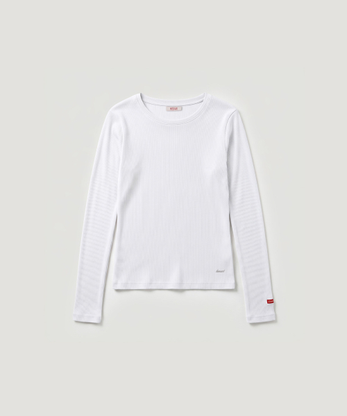 HEEARI(ヒアリー)の「ジェインベーシックゴルジロングスリーブ_アイボリー(Tシャツ/カットソー・レディース・その他・FREE)」の4枚目の写真