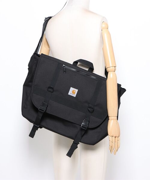 Carhartt WIP（カーハートダブリューアイピー）の「【Carhartt WIP / カーハートダブリューアイピー】Jake Messenger Bag（メッセンジャーバッグ・メンズ・ブラック・FREE）」の5枚目の写真