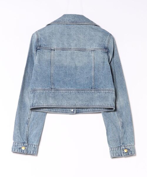 MICHAEL KORS（マイケルコース）の「クロップ デニム ジャケット（デニムジャケット・レディース・ブルー系・XXS/XS/S）」の3枚目の写真