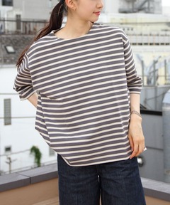 大屋夏南さんコラボアイテム】ボーダーロンT（Tシャツ/カットソー