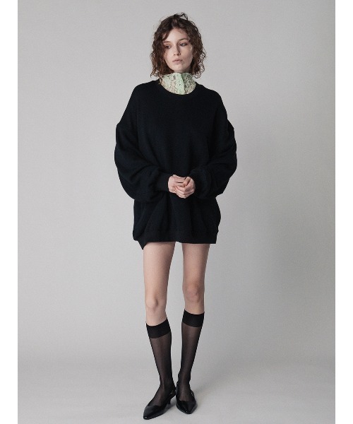 ELCHELE(エルチェレ)の「COZY FRENCH TERRY PULLOVER(スウェット・レディース・アイボリー/ミント/ブラック・38/36)」の21枚目の写真