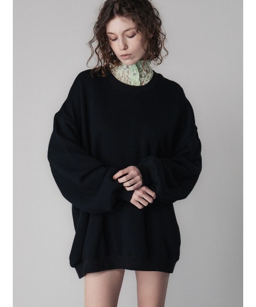 ELCHELE(エルチェレ)の「COZY FRENCH TERRY PULLOVER(スウェット・レディース・アイボリー/ミント/ブラック・38/36)」の19枚目の写真