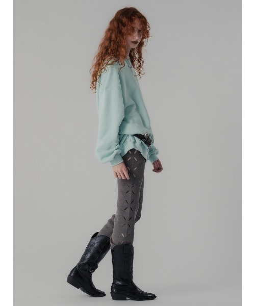ELCHELE(エルチェレ)の「COZY FRENCH TERRY PULLOVER(スウェット・レディース・アイボリー/ミント/ブラック・38/36)」の15枚目の写真