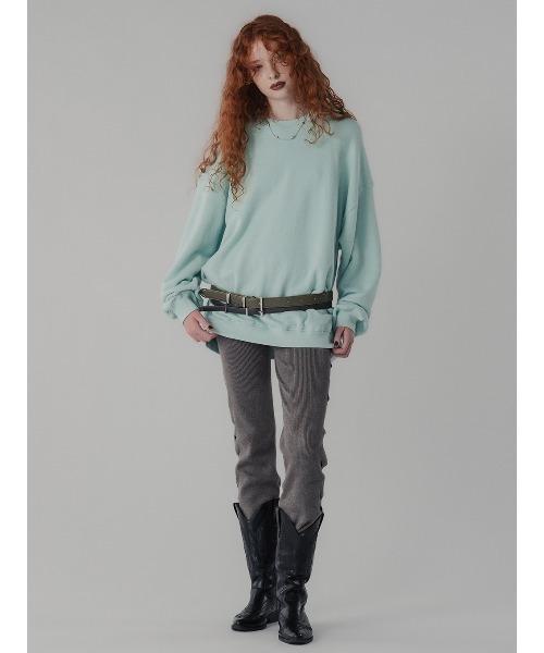 ELCHELE(エルチェレ)の「COZY FRENCH TERRY PULLOVER(スウェット・レディース・アイボリー/ミント/ブラック・38/36)」の12枚目の写真