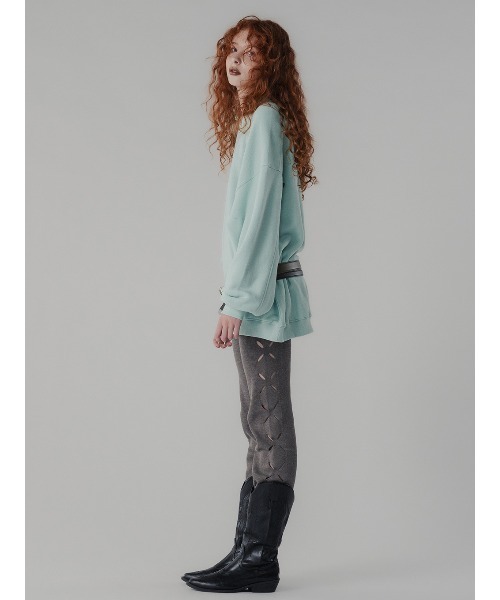 ELCHELE(エルチェレ)の「COZY FRENCH TERRY PULLOVER(スウェット・レディース・アイボリー/ミント/ブラック・38/36)」の13枚目の写真