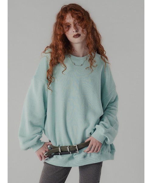 ELCHELE(エルチェレ)の「COZY FRENCH TERRY PULLOVER(スウェット・レディース・アイボリー/ミント/ブラック・38/36)」の10枚目の写真