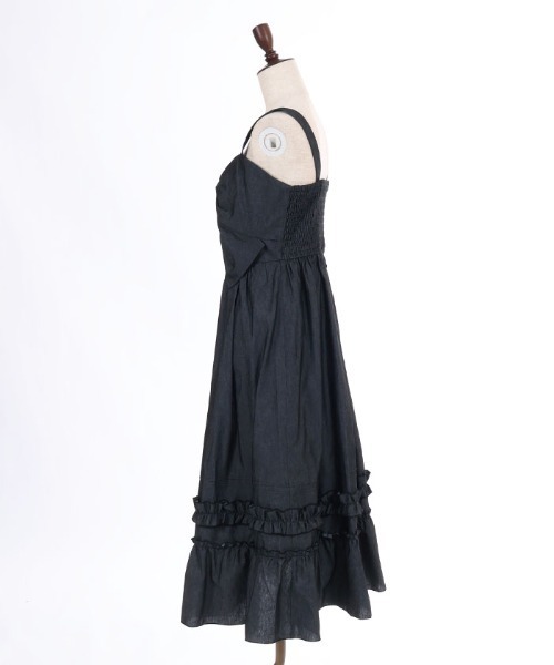 axes femme POETIQUE（アクシーズファムポエティック）の「裾デザインリボンＪＳＫ（ワンピース・レディース・ブラック/インディゴブルー/ワイン・MEDIUM）」の22枚目の写真