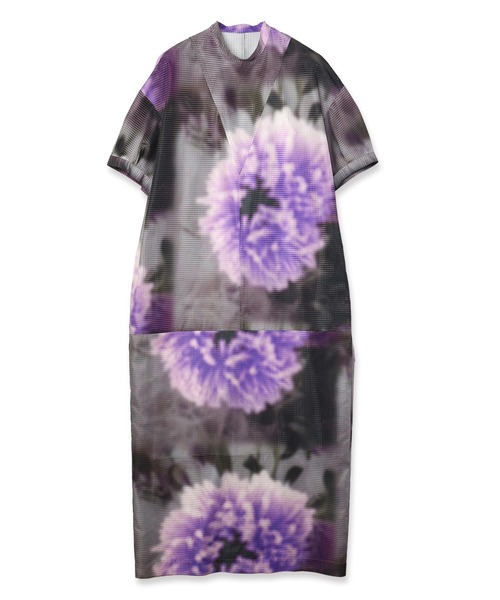 mintdesigns（ミントデザインズ）の「Polaroid Aster High-Neck Dress（ワンピース・レディース・ピンク/パープル・ONESIZE）」の2枚目の写真