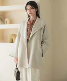 URBAN RESEARCH ROSSO WOMEN | ロイヤルジーロンショールカラーリバーコート(その他アウター)