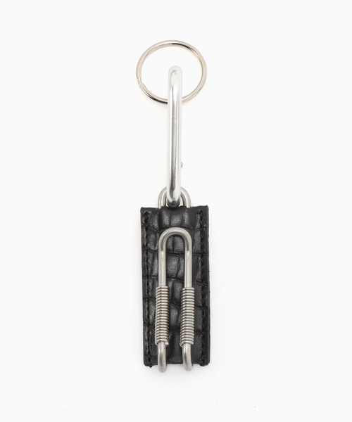 ED ROBERT JUDSON(エドロバートジャドソン)の「ED ROBERT JUDSON / エドロバート ジャドソン spring clip key holder(キーケース/キーアクセサリー・メンズ・ブラック/レッド・FREE)」の3枚目の写真