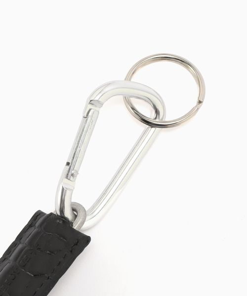 ED ROBERT JUDSON(エドロバートジャドソン)の「ED ROBERT JUDSON / エドロバート ジャドソン spring clip key holder(キーケース/キーアクセサリー・メンズ・ブラック/レッド・FREE)」の4枚目の写真