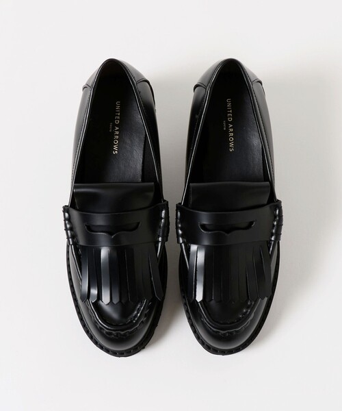 UNITED ARROWS(ユナイテッドアローズ)の「プラットフォーム キルト ローファー(ローファー・レディース・ブラック・36h/37h/38/36/35/37/35h)」の5枚目の写真