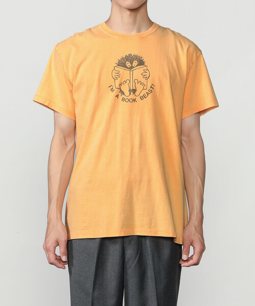 Bshop(ビショップ)の「MODUCT | クルーネックTシャツ "I'M A BOOK BEAST!" MEN(Tシャツ/カットソー・メンズ・イエロー系その他/オレンジ系その他・L/M)」の9枚目の写真