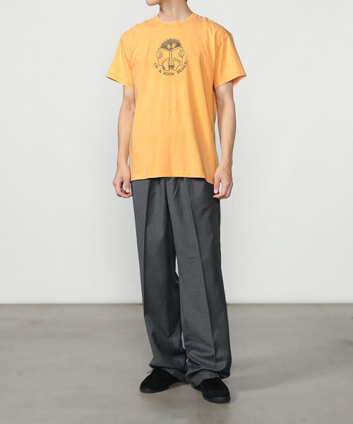 Bshop(ビショップ)の「MODUCT | クルーネックTシャツ "I'M A BOOK BEAST!" MEN(Tシャツ/カットソー・メンズ・イエロー系その他/オレンジ系その他・L/M)」の13枚目の写真