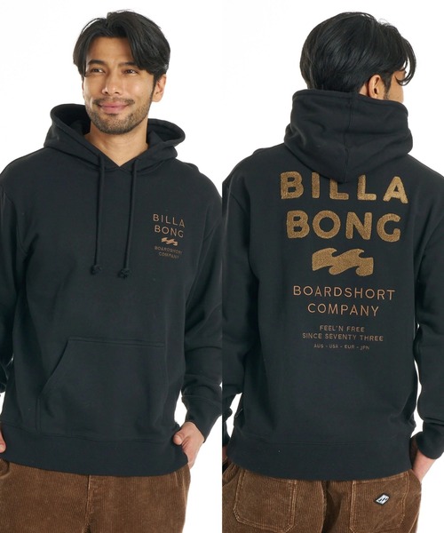 BILLABONG(ビラボン)の「BILLABONG メンズ SUN SCREEN パーカー 【2026年秋冬モデル】/ビラボンプルオーバーフーディー(パーカー・メンズ・ブラウン系その他/クリーム/ブラック/ブルー系その他・X-LARGE/LARGE/MEDIUM/SMALL)」の1枚目の写真