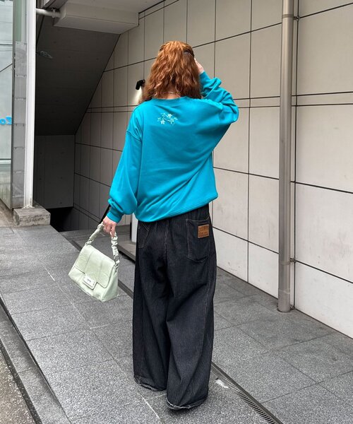 CIAOPANIC(チャオパニック)の「ホースパッチワークスウェットプルオーバー(スウェット・レディース・グレー/ネイビー/ミント・ONE SIZE)」の21枚目の写真