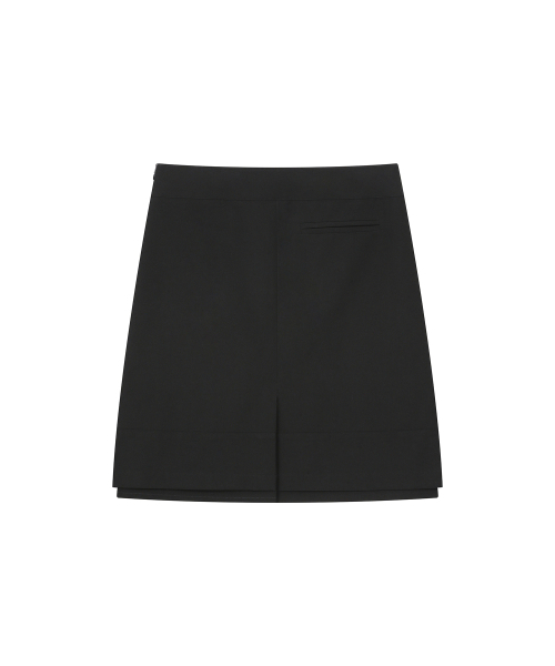 Miseki SEOUL（ミセキソウル）の「Layered panel pleats midi skirt BLACK（スカート・レディース・その他・1/2）」の3枚目の写真
