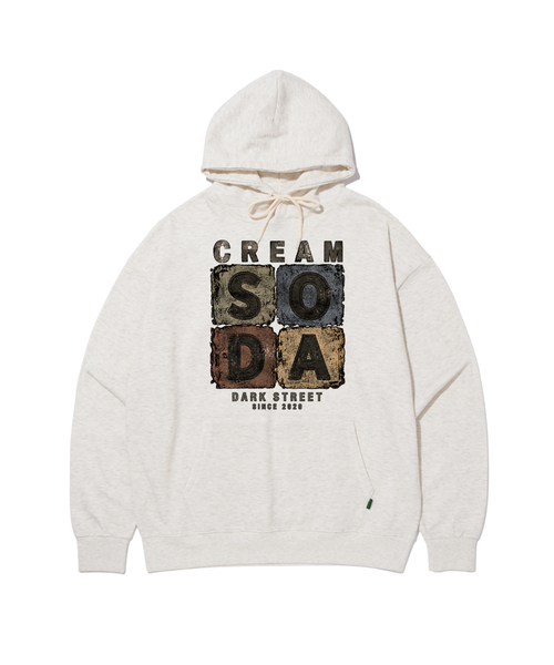 CREAM SODA LAB(クリームソーダラボ)の「シーアールエスディーエル スモールレタリング フーディー(パーカー・レディース・ブラック/ネイビー/グレー/オートミール・MEDIUM/LARGE/X-LARGE/M/L/L/XL/XL/2XL)」の3枚目の写真