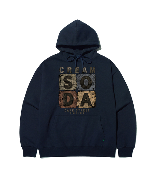 CREAM SODA LAB(クリームソーダラボ)の「シーアールエスディーエル スモールレタリング フーディー(パーカー・レディース・ブラック/ネイビー/グレー/オートミール・MEDIUM/LARGE/X-LARGE/M/L/L/XL/XL/2XL)」の4枚目の写真