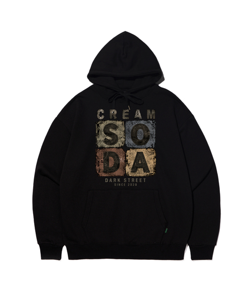 CREAM SODA LAB(クリームソーダラボ)の「シーアールエスディーエル スモールレタリング フーディー(パーカー・レディース・ブラック/ネイビー/グレー/オートミール・MEDIUM/LARGE/X-LARGE/M/L/L/XL/XL/2XL)」の1枚目の写真