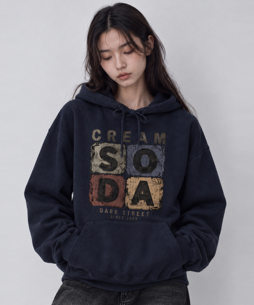 CREAM SODA LAB(クリームソーダラボ)の「シーアールエスディーエル スモールレタリング フーディー(パーカー・レディース・ブラック/ネイビー/グレー/オートミール・MEDIUM/LARGE/X-LARGE/M/L/L/XL/XL/2XL)」の21枚目の写真
