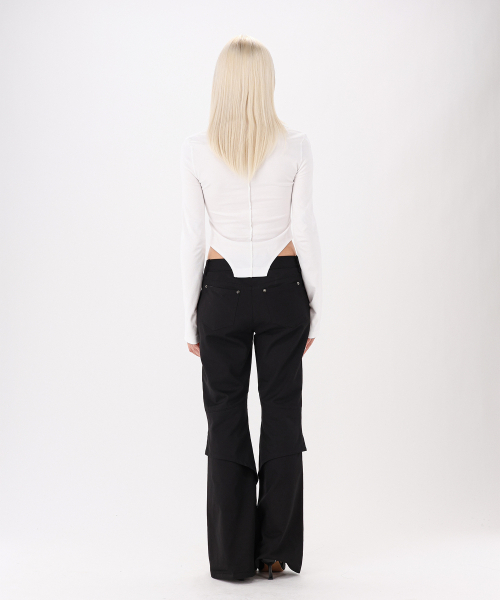 NOCTAVE（ノクターヴ）の「Collar Slim Top White（Tシャツ/カットソー・レディース・その他・SMALL/MEDIUM）」の7枚目の写真