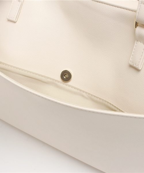 Heather（ヘザー）の「クラッチツキトートBAG　715758（トートバッグ・レディース・アイボリー/ブラック・ONE SIZE）」の7枚目の写真