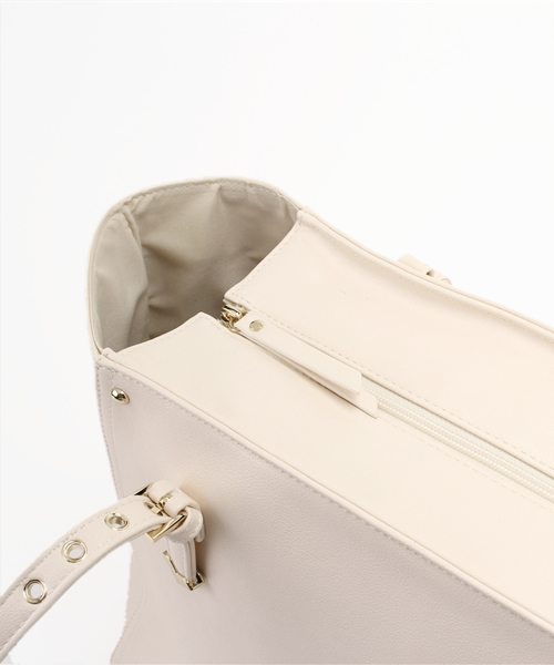 Heather（ヘザー）の「クラッチツキトートBAG　715758（トートバッグ・レディース・アイボリー/ブラック・ONE SIZE）」の14枚目の写真