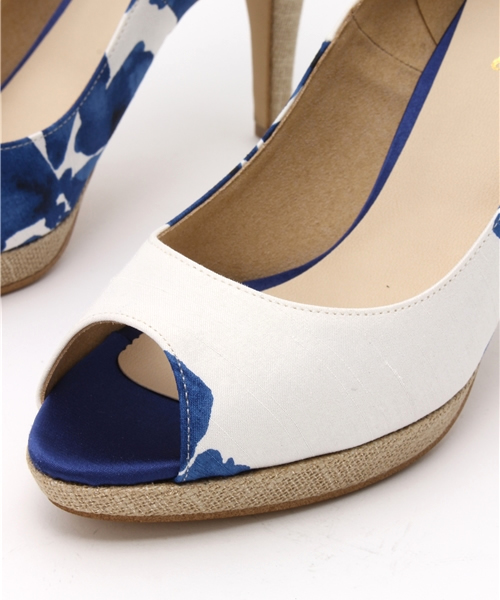 LE TALON(ルタロン)の「9.5CMプラットフォームオープントゥ◆(パンプス・レディース・ホワイト/ベージュ/ネイビー/オレンジ/ゴールド・38/36/37/36.5/37.5/35.5/35)」の14枚目の写真