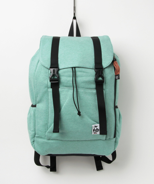 CHUMS（チャムス）の「CHUNS（チャムス）Flap Day Pack Sweat　ディパック CH60-2076（バックパック/リュック・レディース・レッド/グレー/ブラック/ブルーグリーン/ネイビー/その他1/ストライプ/その他2/ブルー系その他・FREE）」の5枚目の写真