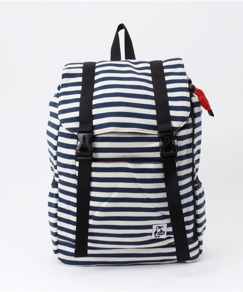 CHUMS（チャムス）の「CHUNS（チャムス）Flap Day Pack Sweat　ディパック CH60-2076（バックパック/リュック・レディース・レッド/グレー/ブラック/ブルーグリーン/ネイビー/その他1/ストライプ/その他2/ブルー系その他・FREE）」の9枚目の写真