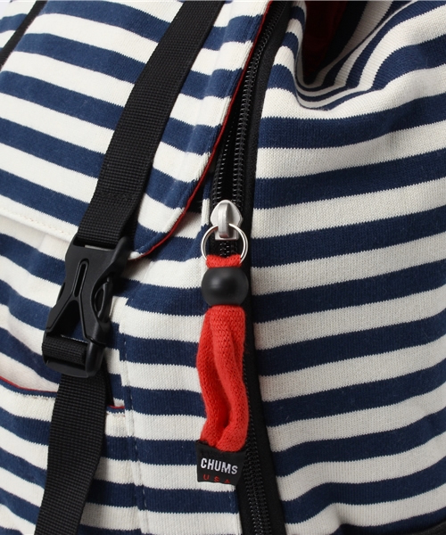 CHUMS（チャムス）の「CHUNS（チャムス）Flap Day Pack Sweat　ディパック CH60-2076（バックパック/リュック・レディース・レッド/グレー/ブラック/ブルーグリーン/ネイビー/その他1/ストライプ/その他2/ブルー系その他・FREE）」の16枚目の写真