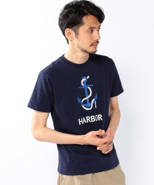 coen（コーエン）の「スラブ天竺Tシャツ（Tシャツ/カットソー・メンズ・オフホワイト/ブラック/マスタード/ネイビー・SMALL/X-LARGE/LARGE/MEDIUM）」の4枚目の写真