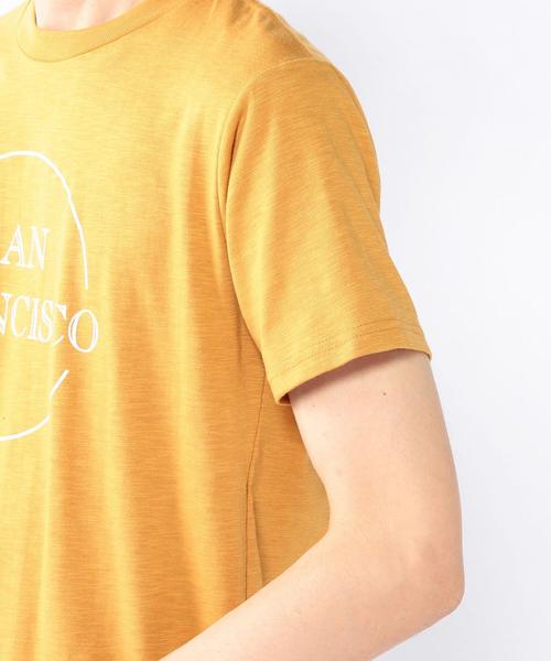 coen（コーエン）の「スラブ天竺Tシャツ（Tシャツ/カットソー・メンズ・オフホワイト/ブラック/マスタード/ネイビー・SMALL/X-LARGE/LARGE/MEDIUM）」の14枚目の写真